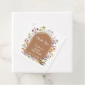 Tea Party Wildflower Baby in Bloom Baby shower Bedankjes Labels (In situ)