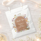 Tea Party Wildflower Baby in Bloom Baby shower Bedankzakje (Geknipt)