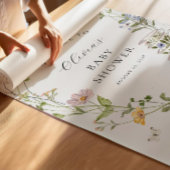 Tea Party Wildflower Baby shower Welkom Poster