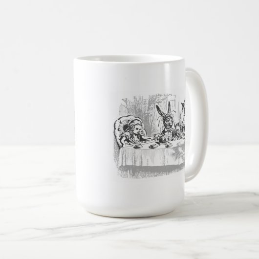 Tea Party with the Hatter Koffiemok (Voorkant rechts)