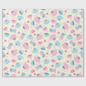 Tea Party wrapping paper Cadeaupapier (Vlak)