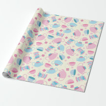 Tea Party wrapping paper