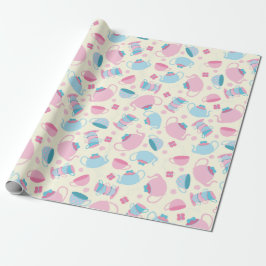 Tea Party wrapping paper Cadeaupapier
