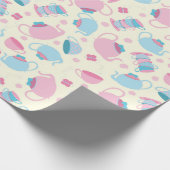 Tea Party wrapping paper Cadeaupapier (Hoek)
