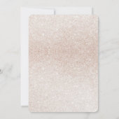 Tea Party Yellow Wildbloemen Glitter Vrijgezellenf Kaart (Achterkant)