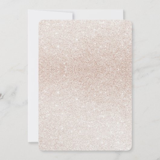 Tea Party Yellow Wildbloemen Glitter Vrijgezellenf Kaart (Achterkant)