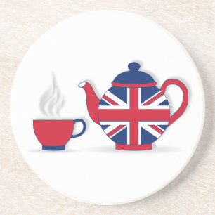 Tea Party Zandsteen Onderzetter