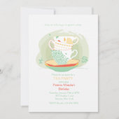 Tea Please Party Invitation Kaart (Voorkant)