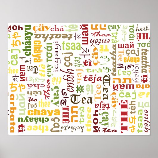 Tea Poster (Voorkant)