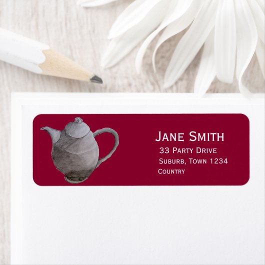 Tea pot art Tea Etiket (Insitu)