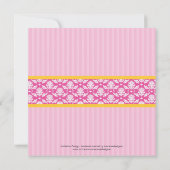 Tea Pot Bridal Shower Invitation Kaart (Achterkant)