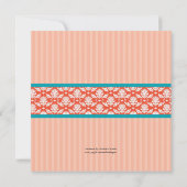 Tea Pot Bridal Shower Invitation Kaart (Achterkant)