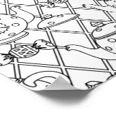 Tea Pot Doodle 2 Poster (Hoek)