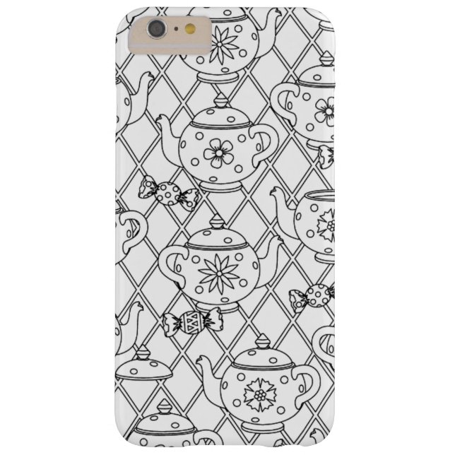 Tea Pot Doodle Case-Mate iPhone Case (Achterkant)
