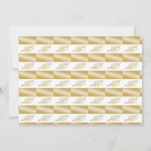 Tea Pot & Gold Chestnut Leaves Notitiekaartje (Achterkant)