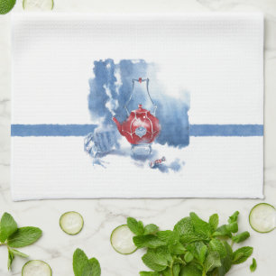 Tea Pot Kitchen Towel Theedoek