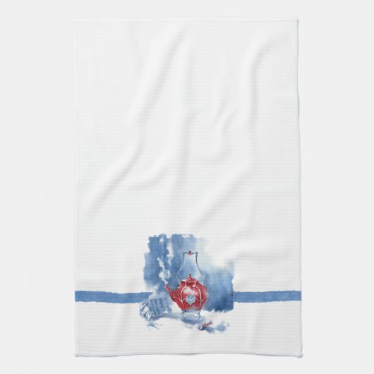 Tea Pot Kitchen Towel Theedoek (Verticaal)