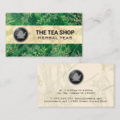 Tea Pot Logo | Tea Leaves Visitekaartje (Voorkant / Achterkant)