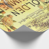 Tea Pot Roos Garden Ephemera ontkoppeling Cadeaupapier (Hoek)