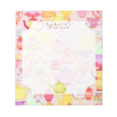 Tea Pots en Cups Notitieblok (Voorkant)