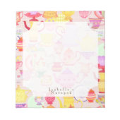 Tea Pots en Cups Notitieblok (Voorkant)