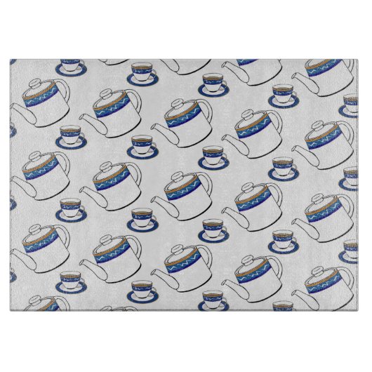 Tea Pots Snijplank (Voorkant)