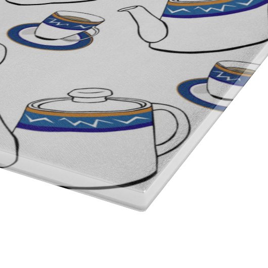 Tea Pots Snijplank (Hoek)