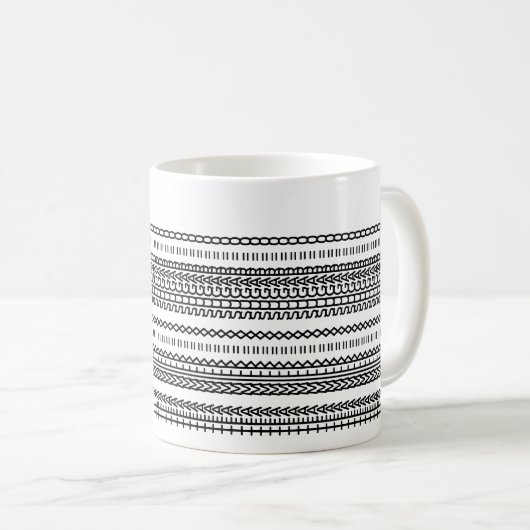 Tea Preference Hidden Message Name 102B Modern Koffiemok (Voorkant rechts)