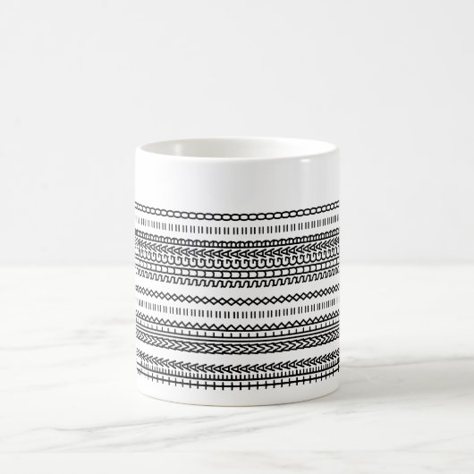 Tea Preference Hidden Message Name 102B Modern Koffiemok (Center)