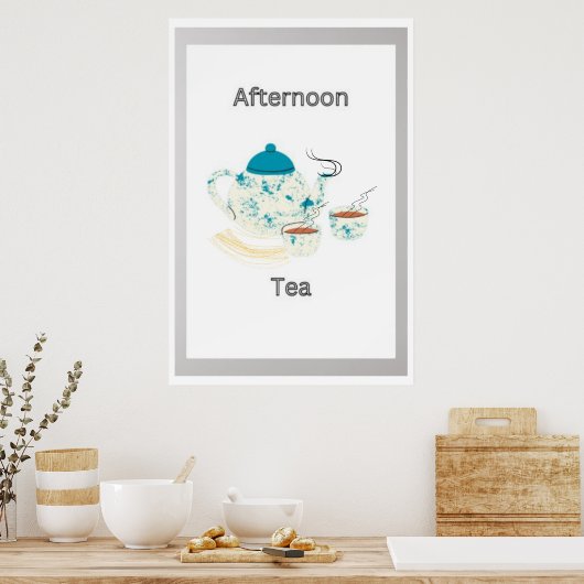 Tea Printable Art downloaden Poster (Keuken)