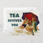 Tea Revives You Briefkaart (Voorkant / Achterkant)