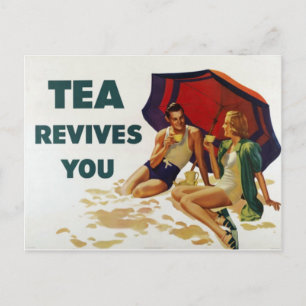 Tea Revives You Briefkaart