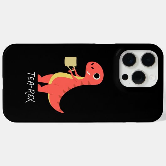 Tea-Rex Case-Mate iPhone Case (Achterkant (horizontaal))