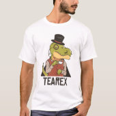 Tea Rex - Deze T-Rex dinosaurus houdt van Drink th T-shirt (Voorkant)
