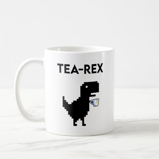 Tea-Rex – Die wildeste Teepause aller Zeiten Koffiemok (Links)