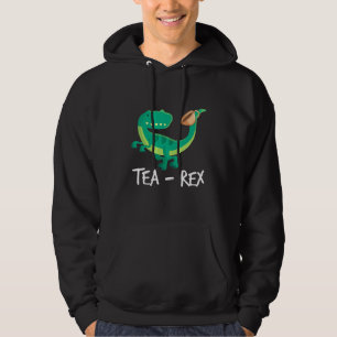 Tea Rex Dinosaur Funny T-Rex Cute Dino Hoodie