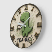 Tea-Rex Dinosaur Grote Klok (Hoek)