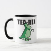 Tea-Rex Dinosaur Meme Mok (Links)