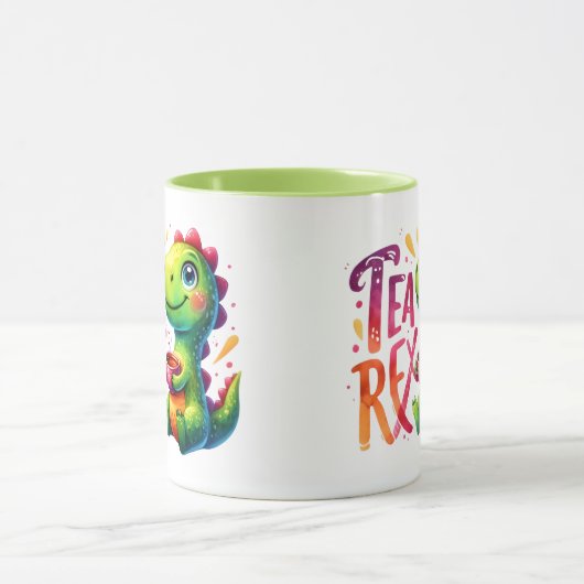 Tea Rex Dinosaur Mok (Midden)
