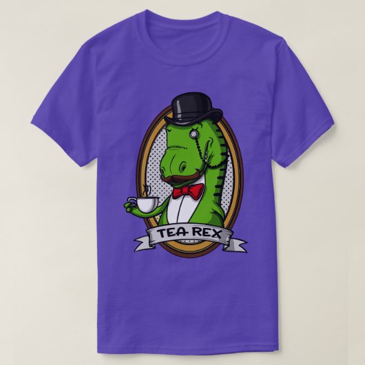 Tea Rex Dinosaur T-shirt (Design voorkant)