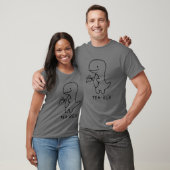 Tea Rex Funny Dinosaur Tea Party T-shirt (Unisex)
