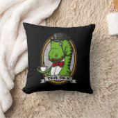 Tea Rex Funny T-Rex Dinosaur Joke Kussen (Deken)