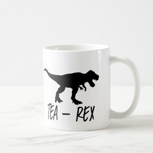 Tea Rex - Funny Tea/Mok Design Koffiemok (Rechts)