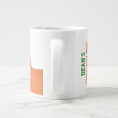 Tea Rex gepersonaliseerde dinosaurus Grote Koffiekop (Achterkant)