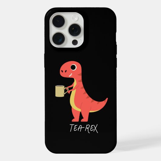 Tea-Rex iPhone Hoesje (Achterkant)