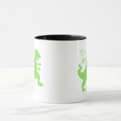 Tea rex - Kies achtergrondkleur Mok (Midden)