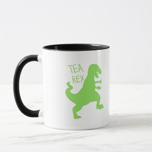 Tea rex - Kies achtergrondkleur Mok (Links)