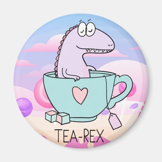 Tea Rex Magnet (Voorkant)