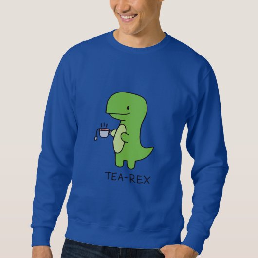 Tea-Rex, Schattige Dinosaur , Grappige Dinosaurus  Trui (Voorkant)