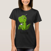 Tea Rex T-Rex Dinosaur Dino Coffee Hot Drink Cool T-shirt (Voorkant)
